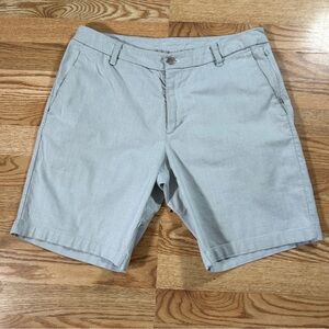 Lululemon Mens 33 Commission Shorts 9'' Large Beige Warpstreme Golf